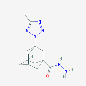 3-(5-Methyl-2H-tetraazol-2-YL)adamantane-1-carbohydrazide