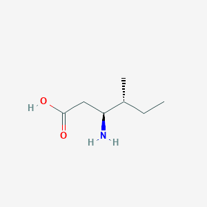 molecular formula C7H15NO2 B3340358 (3S,4R)-3-Amino-4-methylhexanoic acid CAS No. 446259-39-8