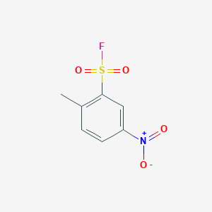 molecular formula C7H6FNO4S B3340365 2-Methyl-5-nitrobenzenesulfonyl fluoride CAS No. 453-53-2