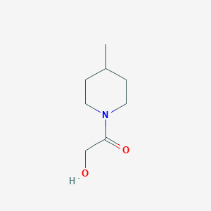molecular formula C8H15NO2 B3340376 2-Hydroxy-1-(4-methylpiperidin-1-yl)ethan-1-one CAS No. 51068-76-9