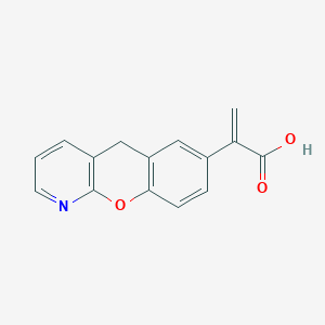 2-(5H-[1]benzopyrano[2,3-b]pyridin-7-yl)acrylic acid