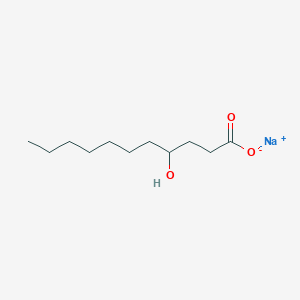 molecular formula C11H21NaO3 B3340443 4-羟基十一酸钠 CAS No. 57681-50-2