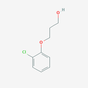 molecular formula C9H11ClO2 B3340444 3-(2-Chlorophenoxy)propan-1-ol CAS No. 60222-56-2