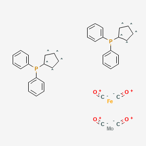 molecular formula C38H28FeMoO4P2 B3340503 [1,1'-Bis(diphenylphosphino)ferrocene]tetracarbonylmolybdenum(0) CAS No. 67292-28-8