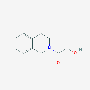 molecular formula C11H13NO2 B3340586 2-Hydroxy-1-(1,2,3,4-tetrahydroisoquinolin-2-yl)ethan-1-one CAS No. 73251-21-5