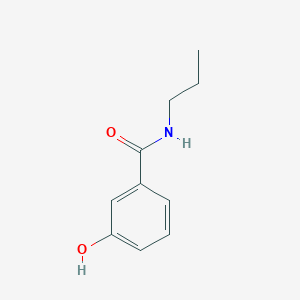 molecular formula C10H13NO2 B3340644 3-hydroxy-N-propylbenzamide CAS No. 77201-16-2