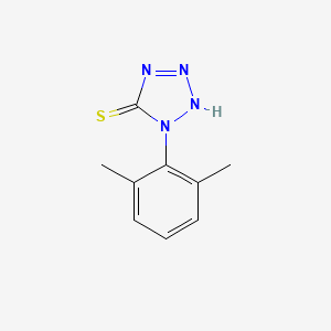 molecular formula C9H10N4S B3340685 1-(2,6-dimethylphenyl)-1H-tetrazole-5-thiol CAS No. 80650-21-1