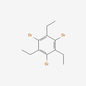 molecular formula C12H15Br3 B3340689 1,3,5-Tribromo-2,4,6-triethylbenzene CAS No. 80717-52-8