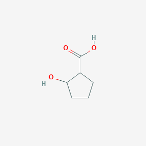 molecular formula C6H10O3 B3340694 2-Hydroxycyclopentane-1-carboxylic acid CAS No. 81887-89-0