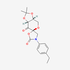 molecular formula C18H21NO6 B3340800 Shi Epoxidation Oxazolidinone Ethyl Catalyst CAS No. 879880-79-2