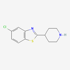 5-Chloro-2-(piperidin-4-yl)-1,3-benzothiazole
