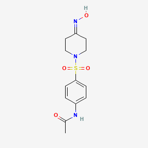 N-(4-{[4-(hydroxyimino)piperidin-1-yl]sulfonyl}phenyl)acetamide