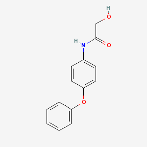molecular formula C14H13NO3 B3340844 2-hydroxy-N-(4-phenoxyphenyl)acetamide CAS No. 926209-25-8