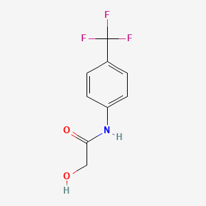 molecular formula C9H8F3NO2 B3340885 2-hydroxy-N-[4-(trifluoromethyl)phenyl]acetamide CAS No. 926257-28-5
