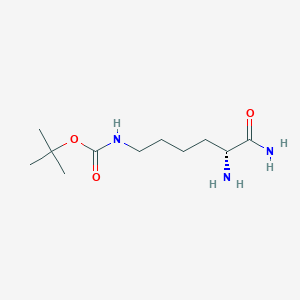 molecular formula C11H23N3O3 B3340945 H-D-Lys(Boc)-NH2 CAS No. 96138-49-7