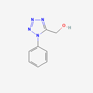 molecular formula C8H8N4O B3340950 (1-phenyl-1H-1,2,3,4-tetrazol-5-yl)methanol CAS No. 99584-33-5