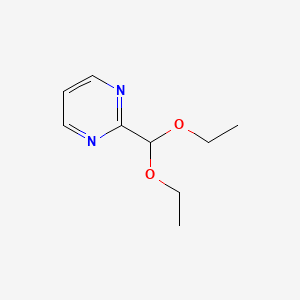 molecular formula C9H14N2O2 B3340965 2-(Diethoxymethyl)pyrimidine CAS No. 1000895-46-4