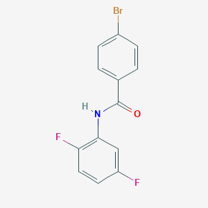 molecular formula C13H8BrF2NO B3340982 4-bromo-N-(2,5-difluorophenyl)benzamide CAS No. 1002877-70-4