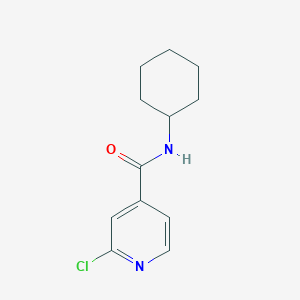 molecular formula C12H15ClN2O B3341030 2-Chloro-N-cyclohexylpyridine-4-carboxamide CAS No. 1019075-20-7