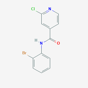 molecular formula C12H8BrClN2O B3341037 N-(2-Bromophenyl)-2-chloropyridine-4-carboxamide CAS No. 1019323-14-8