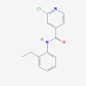 molecular formula C14H13ClN2O B3341042 2-Chloro-N-(2-ethylphenyl)pyridine-4-carboxamide CAS No. 1019323-34-2