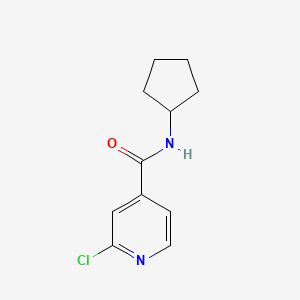 2-Chloro-N-cyclopentylpyridine-4-carboxamide