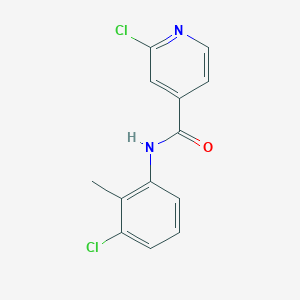 2-Chloro-N-(3-chloro-2-methylphenyl)pyridine-4-carboxamide
