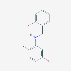 5-Fluoro-N-(2-fluorobenzyl)-2-methylaniline