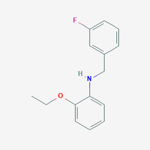molecular formula C15H16FNO B3341249 2-Ethoxy-N-(3-fluorobenzyl)aniline CAS No. 1019550-62-9