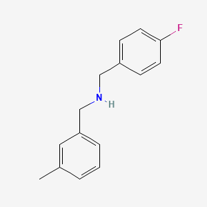 molecular formula C15H16FN B3341253 N-(4-Fluorobenzyl)-3-methylbenzylamine CAS No. 1019553-34-4