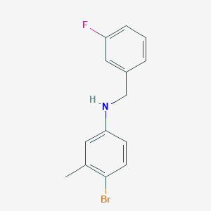 4-Bromo-N-(3-fluorobenzyl)-3-methylaniline