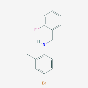 4-Bromo-N-(2-fluorobenzyl)-2-methylaniline