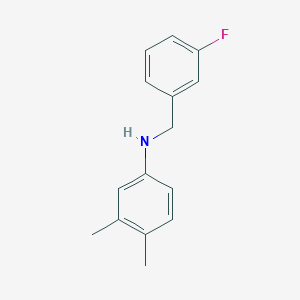 B3341352 N-(3-Fluorobenzyl)-3,4-dimethylaniline CAS No. 1019612-14-6