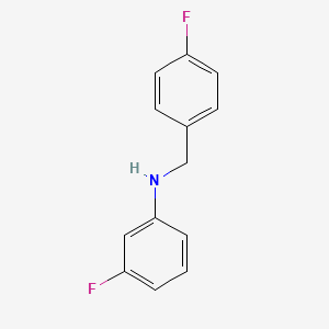 molecular formula C13H11F2N B3341359 3-Fluoro-N-(4-fluorobenzyl)aniline CAS No. 1019613-18-3