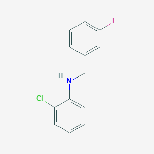 B3341406 2-Chloro-N-(3-fluorobenzyl)aniline CAS No. 1019623-99-4