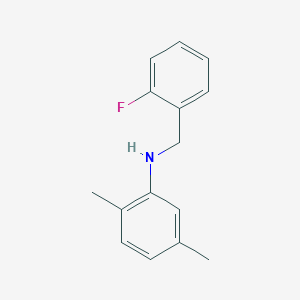 molecular formula C15H16FN B3341432 N-(2-Fluorobenzyl)-2,5-dimethylaniline CAS No. 1020961-62-9