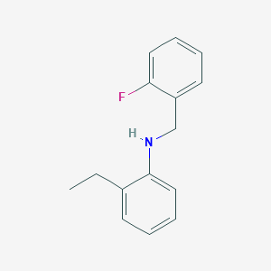 molecular formula C15H16FN B3341460 2-Ethyl-N-(2-fluorobenzyl)aniline CAS No. 1021027-84-8