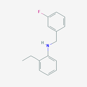 2-Ethyl-N-(3-fluorobenzyl)aniline