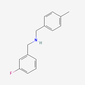 molecular formula C15H16FN B3341480 N-(3-Fluorobenzyl)-4-methylbenzylamine CAS No. 1021067-95-7