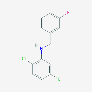 2,5-Dichloro-N-(3-fluorobenzyl)aniline