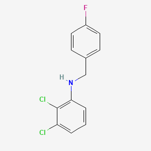 molecular formula C13H10Cl2FN B3341588 2,3-Dichloro-N-(4-fluorobenzyl)aniline CAS No. 1036453-69-6