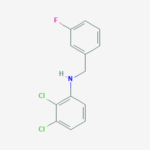 molecular formula C13H10Cl2FN B3341596 2,3-Dichloro-N-(3-fluorobenzyl)aniline CAS No. 1036454-45-1