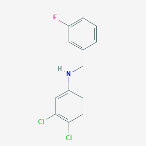molecular formula C13H10Cl2FN B3341616 3,4-Dichloro-N-(3-fluorobenzyl)aniline CAS No. 1036555-59-5