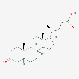 molecular formula C24H38O3 B033417 Dehydrolithocholic acid CAS No. 1553-56-6
