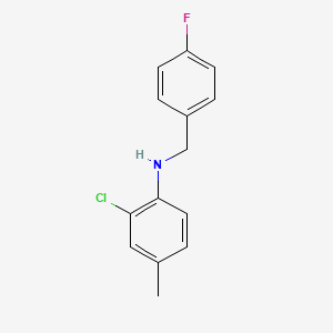 2-Chloro-N-(4-fluorobenzyl)-4-methylaniline