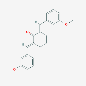 molecular formula C22H22O3 B334173 2,6-Bis(3-methoxybenzylidene)cyclohexanone CAS No. 176957-47-4