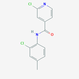 molecular formula C13H10Cl2N2O B3341741 2-Chloro-N-(2-chloro-4-methylphenyl)isonicotinamide CAS No. 1040068-06-1
