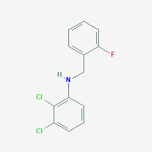 molecular formula C13H10Cl2FN B3341744 2,3-Dichloro-N-(2-fluorobenzyl)aniline CAS No. 1040079-19-3