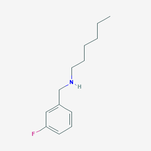 molecular formula C13H20FN B3341778 3-Fluoro-N-n-hexylbenzylamine CAS No. 1042511-87-4