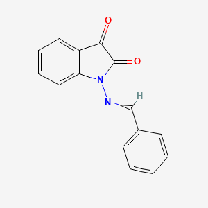 molecular formula C15H10N2O2 B3341826 Benzylideneaminoisatin CAS No. 10604-20-3